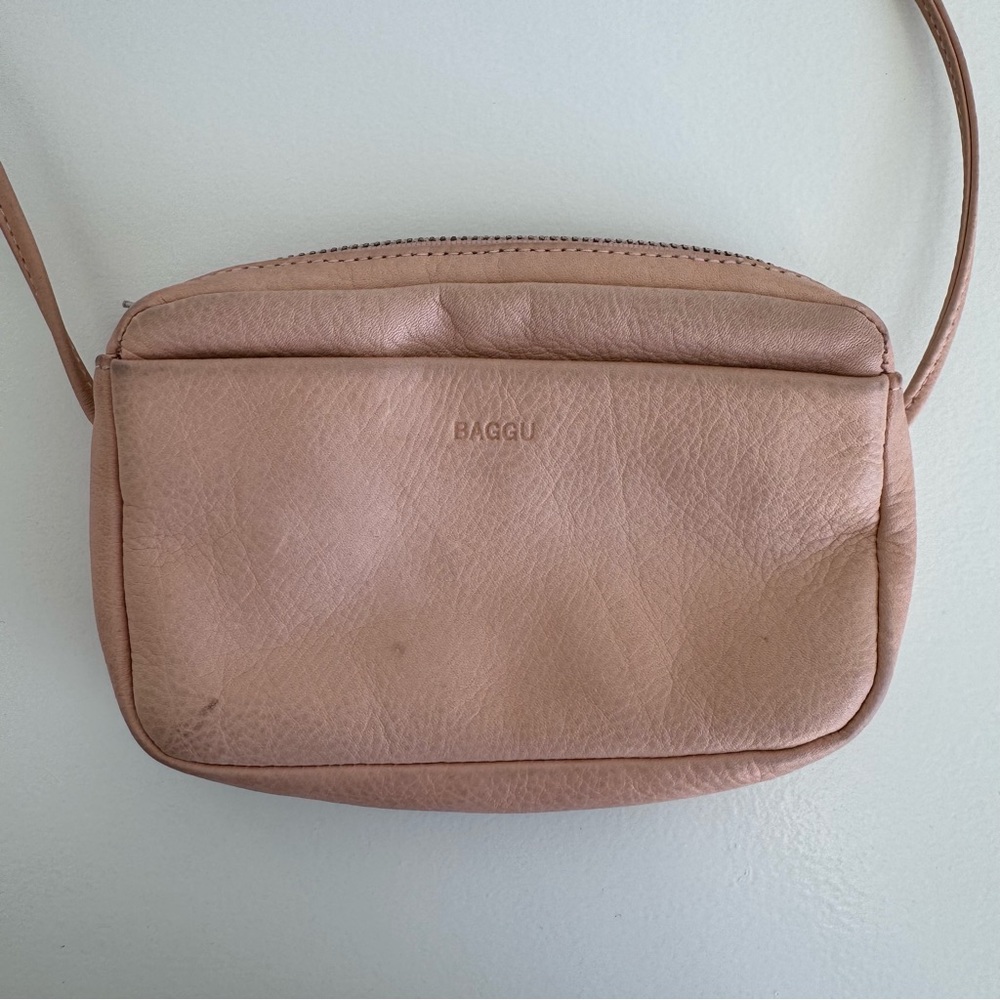BAGGU Crossbody Bag in Soft Pink - Picture 5 of 9